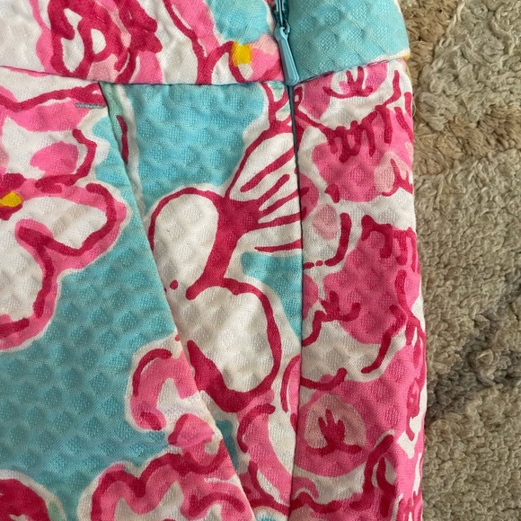 Lilly Pulitzer Adie Shorts Break Water Blue Lolita Size 4 - Picture 5 of 6